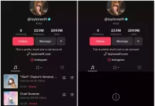 Lagu Taylor Swift dan Penyanyi Lain Dihapus dari TikTok