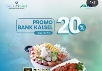 Pengguna ATM Bank Kalsel Diskon 20 Persen di 2 Restoran ini