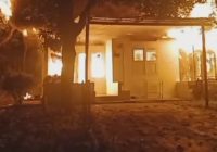 Kebakaran Rumah Dinas PLN di Jalan Panglima Batur Banjarbaru