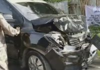 Tabrakan Beruntun di Jalan A Yani Km 28 Landasan Ulin