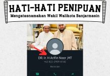 Waspada Warga Banjarmasin, Ada Whatsapp Mengatasnamakan Wakil Wali Kota