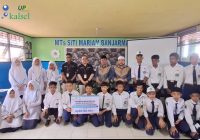 UPZ Bank Kalsel Beri Bantuan 18 Siswa MTS Siti Mariam Banjarmasin