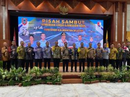 Pisah Sambut Danlanud Sjamsudin Noor, Ini Pesan Gubernur Kalsel