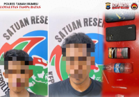 Dua Sekawan Diringkus di Perumahan Bumi Baroqah Desa Plajau Tanah Bumbu Pesta Sabu