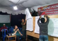 Rekapitulasi Kecamatan Martapura Hingga Subuh, Ditarget Selesai Besok