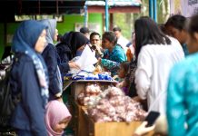 Tekan Inflasi, Disperindag Balangan Gelar Pasar Murah di Halong