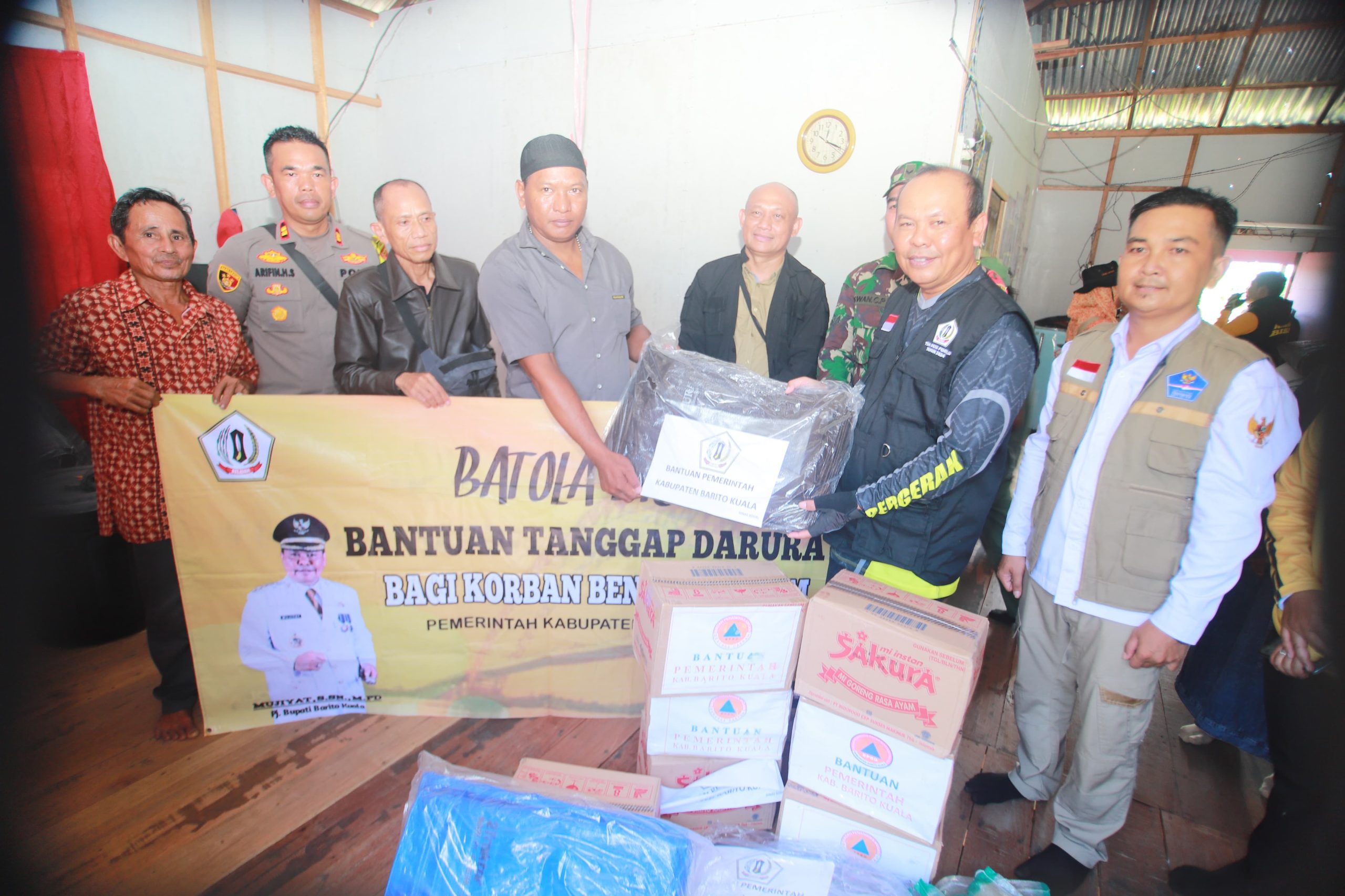 Usai Coblos di TPS 15 Handil Bakti, Pj Bupati Batola Monitoring Pemilu Kendarai Motor Trail