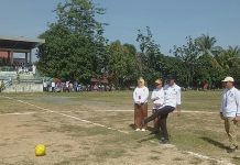 Tendangan Pertama Bupati Banjar Membuka Kejurda Tahun 2024