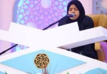 Qoriah Asal Sungai Paring Juara 3 MTQ Internasional di Teheran Iran