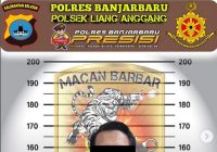 SD Diringkus Macan Barbar Polsek Liang Anggang Saat Mencuri Kabel Internet di Bekas Tempatnya Bekerja