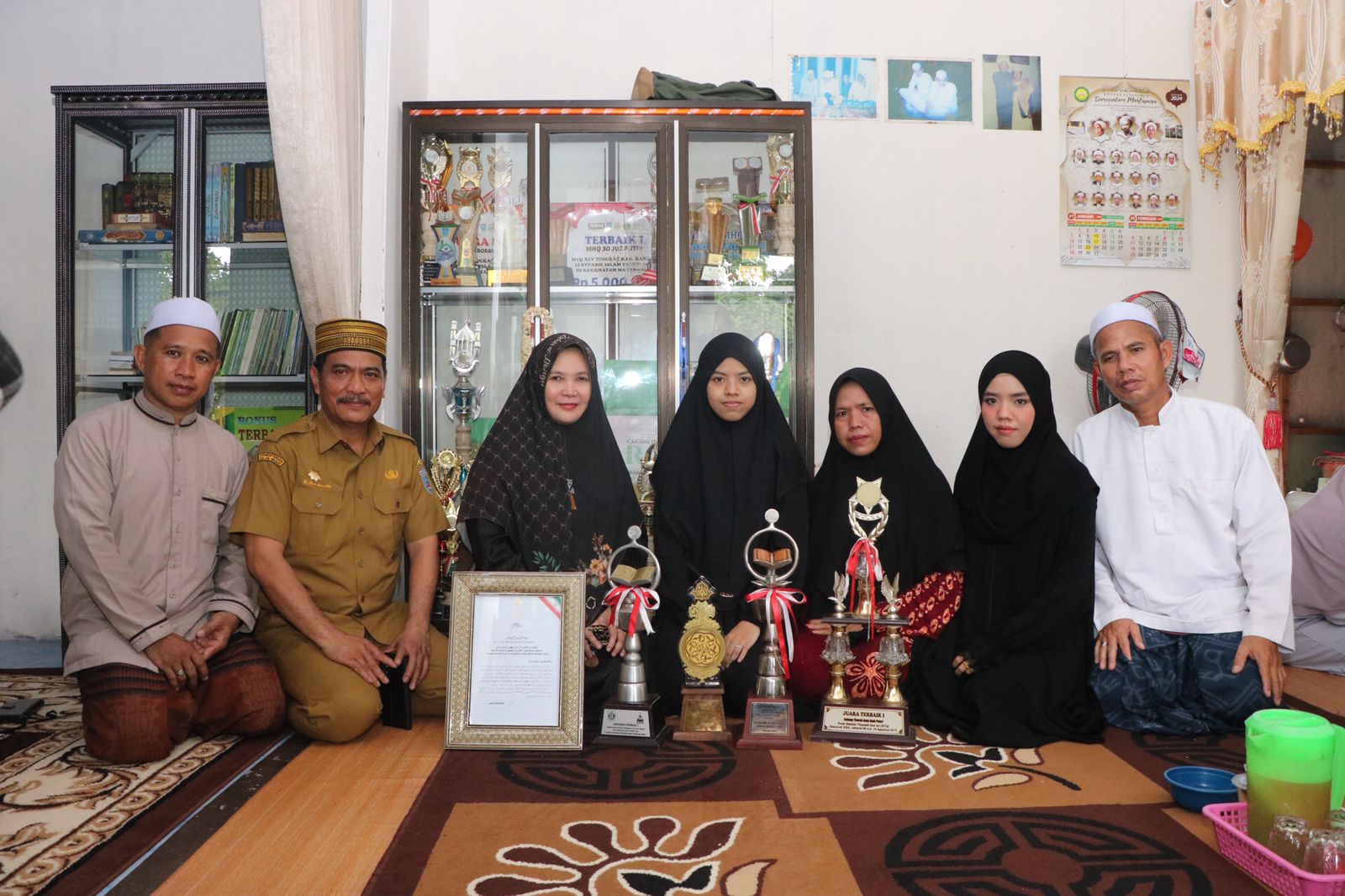 Qoriah Asal Sungai Paring Nuriah Gelar Syukuran Usai Raih Prestasi di MTQ Internasional