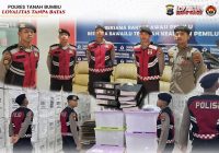 Jaga Siskamtibas Pemilu 2024, Polres Tanah Bumbu Gelar Patroli Cipta Kondisi