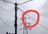 Heboh Video Bayangan Putih Melintas Menara Sutet