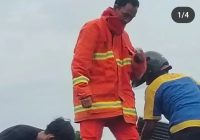 Kebakaran di Jalan Pilau Palangka Raya