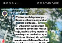 Pungutan Liar di Parkir Sudimampir Dikeluhkan Warga