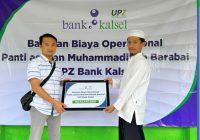 UPZ Bank Kalsel Serahkan Bantuan untuk Panti Asuhan Muhammadiyah Barabai