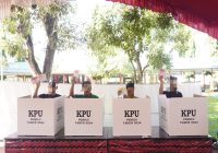 Rekapitulasi Suara di TPS Khusus Lapas Narkotika Karang Intan, Paslon 02 Unggul