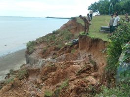 Longsor di Tebing Pantai Desa Sungai Dua Laut, BPBD : Tak Ada Korban Jiwa