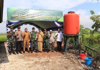 Kodim 1006/Banjar Resmikan Sumur Bor di Desa Kayu Bawang
