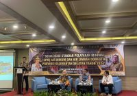 Dinas PUPR Kalsel Sosialisasi SPM Air Minum dan Air Limbah