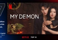 Jam Tayang 23,7 Juta, My Demon Masih Bertahan 11 Pekan di Daftar Netflix Global Top 10