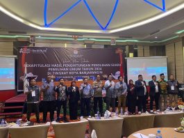 Dibuka Malam Ini, Pleno Rekapitulasi Suara di KPU Kota Banjarmasin Dimulai Besok Pagi