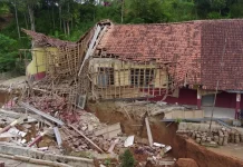 Puluhan Rumah Terancam Pergerakan Tanah di Kabupaten Bandung Barat