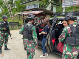 Satgas Yonif 122/TS Pos Wembi Sweeping Pelintas Jalan Trans Papua, Ini Sasarannya