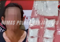 Masuk DPO Polres Banjarbaru Sejak Juni 2023, Pengedar Narkoba Ditangkap di Alalak Batola