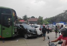 Lagi, Sopir Truk Hajar 3 Kendaraan di Cibubur