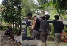 Beredar Video Diduga Penangkapan Pelaku Tabrakan Beruntun di Jembatan Bakarung HSS, Polisi Keluarkan Pistol