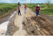 Ruas Jalan Simpang Munggu Desa Bawahan Selan Diperbaiki
