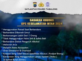 Mulai Hari ini! Operasi Keselamatan Intan 2024 Sasar 11 Pelanggaran Lalu Lintas