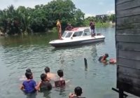 Tim Gabungan Masih Melakukan Pencarian Anak Tenggelam di Alalak Utara