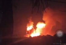 Gudang Peluru Terbakar, Peluru dan Granat Beterbangan
