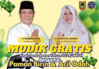 Sudah 600 Pendaftar Mudik Gratis Bersama Paman Birin dan Acil Odah