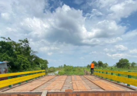 Penampakan Jembatan Hasil TMMD Kodim 1007/Banjarmasin di Sungai Lulut
