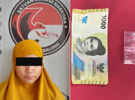 Wanita Muda Sembunyikan Sabu di Lipatan Uang, Ditangkap Polres Tabalong Saat Naik Motor di Desa Kapar