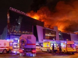 Serangan Teroris di Rusia, 40 Orang Dilaporkan Tewas