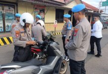 Personel Polres Tabalong Kaget Dicegat Propam di Pintu Gerbang Mapolres