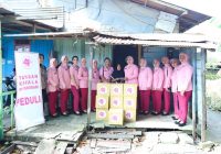 Kemala Bhayangkari Polresta Banjarmasin Datangi Warga dan Janda Tidak Mampu