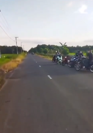 28032024_Lokasi yang sering dijadikan ajang balapan liar di Kecamatan Tamban. (wartabanjar.com - Ist. Satlantas Polres Batola)