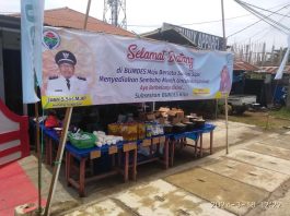 Bumdes Maju Bersatu Desa Sungai Sipai Gelar Pasar Murah Ramadan