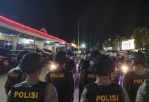 Cegah Gangguan Kamtibmas di Malam Hari, Sat Samapta Polres Tabalong Gelar Patroli