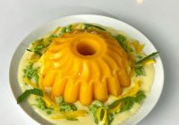 Cocok untuk Menu Takjil, Resep dan Cara Membuat Puding Labu dengan Saus Cendol