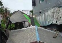 Rumah Runtuh di Komplek Purnama Permai 1 Jalur 17 Sungai Andai Banjarmasin