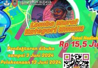 UPTD Taman Budaya Kalsel Gelar Lomba Mural dengan Total Hadiah Rp 15,5 Juta