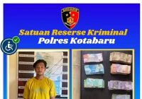 Pagi-pagi Curi Uang, Amat Alias RS Diringkus Personel Polsek Pulau Laut Barat