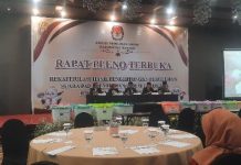 Masih Berlangsung, Rapat Pleno Terbuka Rekapitulasi Perolehan Suara Pemilihan Umum 2024 Kabupaten Banjar