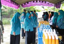 Pj Ketua TP PKK Batola Tumbuhkan Semangat Berbagi